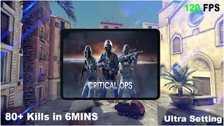 iPad Pro 11 inch 2021 Critical Ops Gameplay Ultra graphics with 120FPS HandCam | Critical Ops