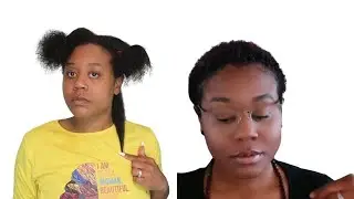 Watch Me Do a Scalp Detox, Trim &  Silk Press! Heat Training natural hair! Part 1 Cyn Doll