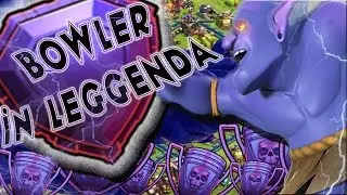 ATTACCO CON  BOCCIATORI IN LEGGENDA! clash of clans ITA