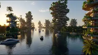 The heartbeat of futuristic cities dreamed by AI in 4K