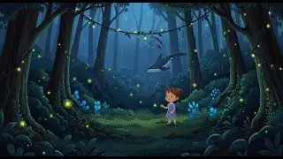 Tiny Glow Worms Light the Skies 🌟 | Bedtime Lullaby for Kids | Baby Songs UK