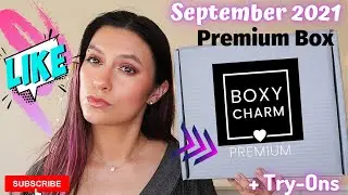 BOXYCHARM PREMIUM UNBOXING + TRY-ONS | SEPTEMBER 2021 | IS IT WORTH FOR NEXT MONTH? 🤔
