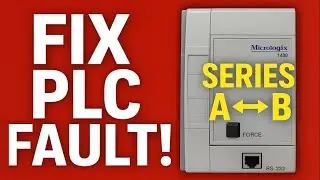 How to Fix Micrologix 1400 Hardware Series Mismatch | Clear Hardware Fault in RSLogix500 | Hindi