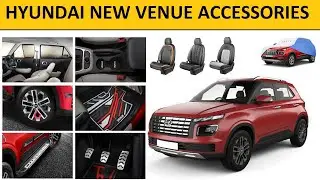 hyundai venue genuine accessories with price and venue details