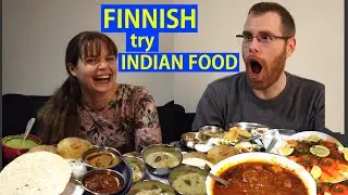 Foreigners Try Indian food | DAAL MAKHNI/ SOYA CHAAP / KHEER | Indian Food Reaction |  FINLAND