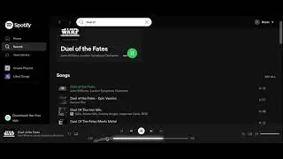 Lightsaber Progress Bar on Spotify!