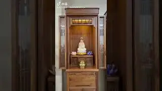 high end solid wood praying altar