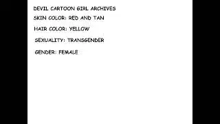 Devil Cartoon Girl Archives Ref Sheet