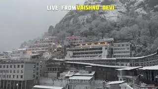 Mata Vaishno Devi Live View 23 January 2026 ! Fresh Snowfall ❄️ 
