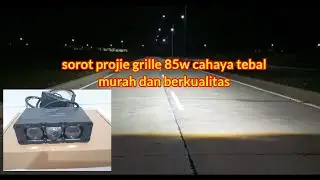 Led projie grille 3lens 85w cahaya tebal dan murah