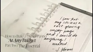 How To Build A Dream Planner At Any Budget: The Essential | Cloth & Paper