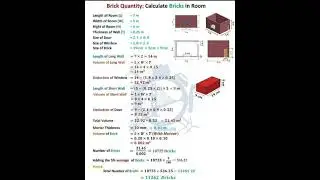 Brick Quantity Calculate Bricks in Room
