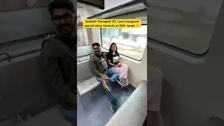 Sealdah-Ranaghat AC Local inaugural special skips Simurali at 100+ kmph 🔥