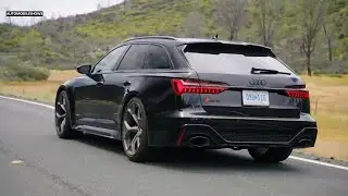 2024 audi RS6 Avant Performance | Sound, Driving (Mythos Black Metalic)