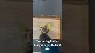 A different technique for burning #custom #woodart #woodburning #woodworking #liveedgewood
