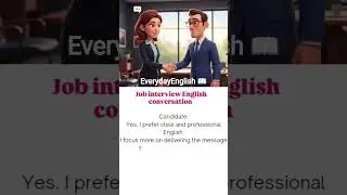 job interview English conversation for jobseekers. #englishinterviews #interviewtips