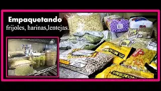 EMPAQUETANDO Y ENFRASCANDO HARINAS, FRIJOLES, AVENA, LENTEJAS....PARA TERMINO LARGO (PARTE 1 DE 3)