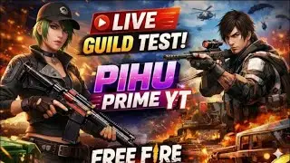FREE FIRE LIVE 1V3 GUILD TEST 🫵|| FIND NEW MOBILE 📱 LEGEND #freefire #girlslive #guildtest