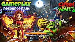 Gameplay Clash of Warpath Wild Rift RESOURCE RAID & LEAGUE WAR [Indonesia]