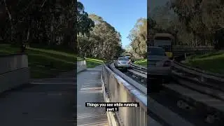 Things you see while running part 1 - Car on the Adelaide Obahn