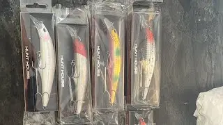 Unboxing Aliexpres señuelo Hunthous  súper sinking minnow 95/28g 120mm/41g