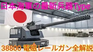 2026 Type 3700日本海軍 次世代電磁レールガン 完全解説!!
