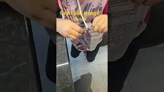 capri sun orange juice so yummy #asmrsounds #asmr #satisfying