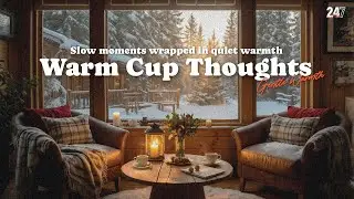 Warm Cup Thoughts ☕ | Soft Winter Morning Coffee Music for Calm Focus