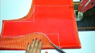 ऐसा ब्लाउज़ डिज़ाइन आपने अभी नहीं देखा होगा? Back Neck Blouse Design | Blouse Design Cutting 