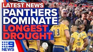 Panthers celebrate back-to-back premierships, Eels determined for NRL comeback | 9 News Australia