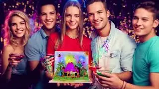 3D Dinosaur Pop-Up Musical Greeting Card with Lights & Happy Birthday Music