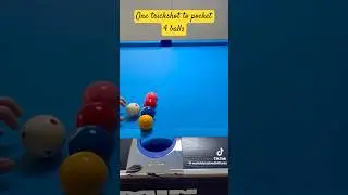 One Trickshot to Pocket 4 Balls #pool #trickshots #8ballpool