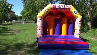 Disco LOL Assault Cource Inflatable Bouncy Castle In Catford By Jumping Jacks Bouncy Castles