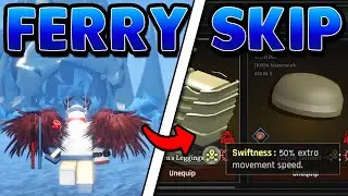 How To SKIP FERRY and CROSS WATER for FREE in The Forge Roblox!