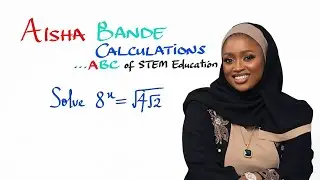 Solve Exponential Equation Step-by-Step | � | Aisha Bande Calculations