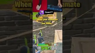 hen your teammate has 200iq #200IQ #FortniteTeamwork #FortniteShorts #VictoryRoyale