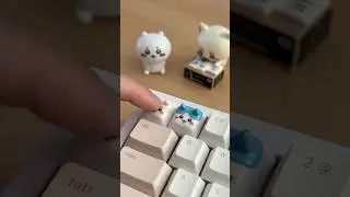 chiikawa keycaps! #clayartisan #clayart #diy #keycap #polymerclay #shortvideo #shorts