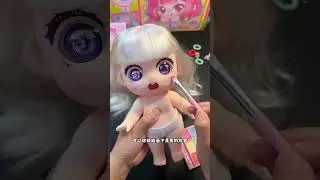 DIY dress-up dolls that can be put on makeup and hair dye are too cute. What little girl can res