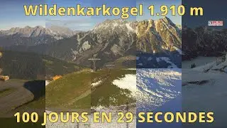 Saalbach Hinterglemm / Leogang / Fieberbrunn ⏩ Timelapse 100 days