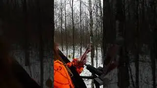 Mini Toast Crunch on her deer stand.