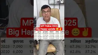 MP Constable महत्वपूर्ण Update | MP Police 2025 में कितने Form भरे | B P Dubey Sir | Shorts