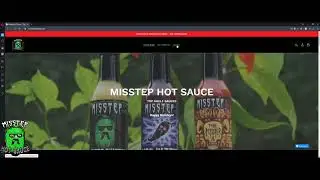 Introduction to Misstep Hot Sauce Website