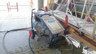WASTING FRESH WATER #hydro #blasting #machine