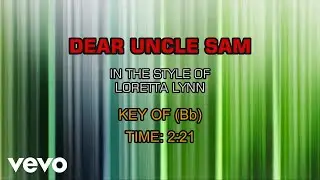 Loretta Lynn - Dear Uncle Sam (Karaoke)