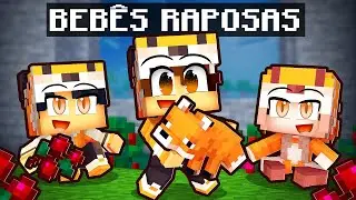 GUIHH tem uma FAMÍLIA de BEBÊS RAPOSAS no Minecraft