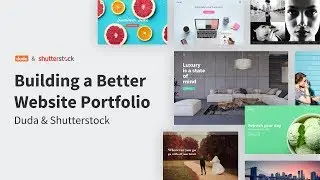 Duda Shutterstock Webinar: Building a Better Website Portfolio