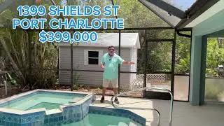 NEW LISTING $399,000  1399 Shields St Port Charlotte FL