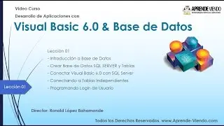 VB6 con Sql Server - Leccion 01 - Introducción a BD + Conectar con Sql Server + Login de Usuario