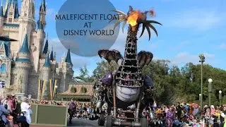 Maleficent Float Disney World Breathes Fire!!