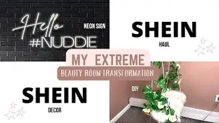 Extreme Beauty Room Transformation on a BUDGET! | DIY Swing+Lipstick Holder + Shein Decor